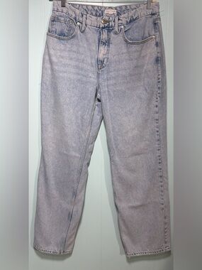 Good American Straight Leg Light Blue Jeans